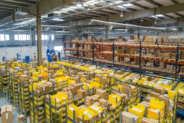Logistics warehouse and supply facility